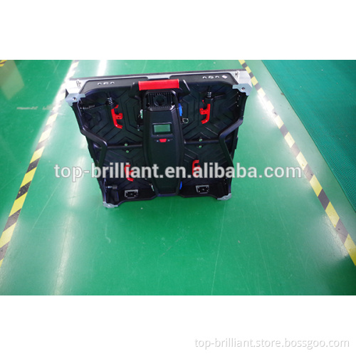 2016 new design slim light weight front fast service rental cabinet 500x500mm p4.81 outdoor led screen